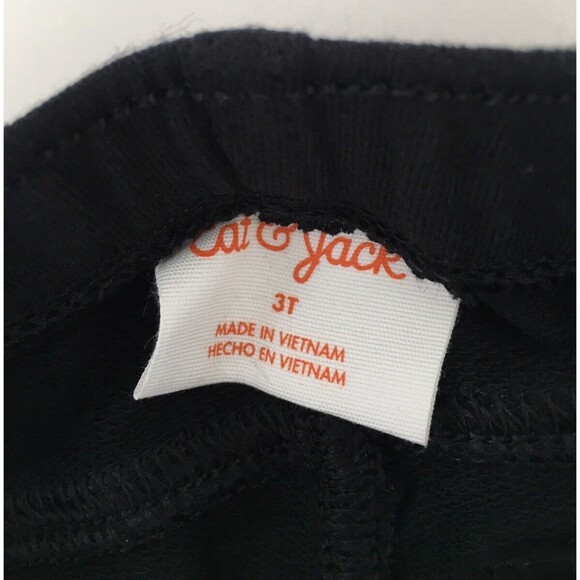 2 Cat & Jack Pants Toddler Kids Girl Jeggings Black Size 3T Pockets Bundle - Picture 5 of 7
